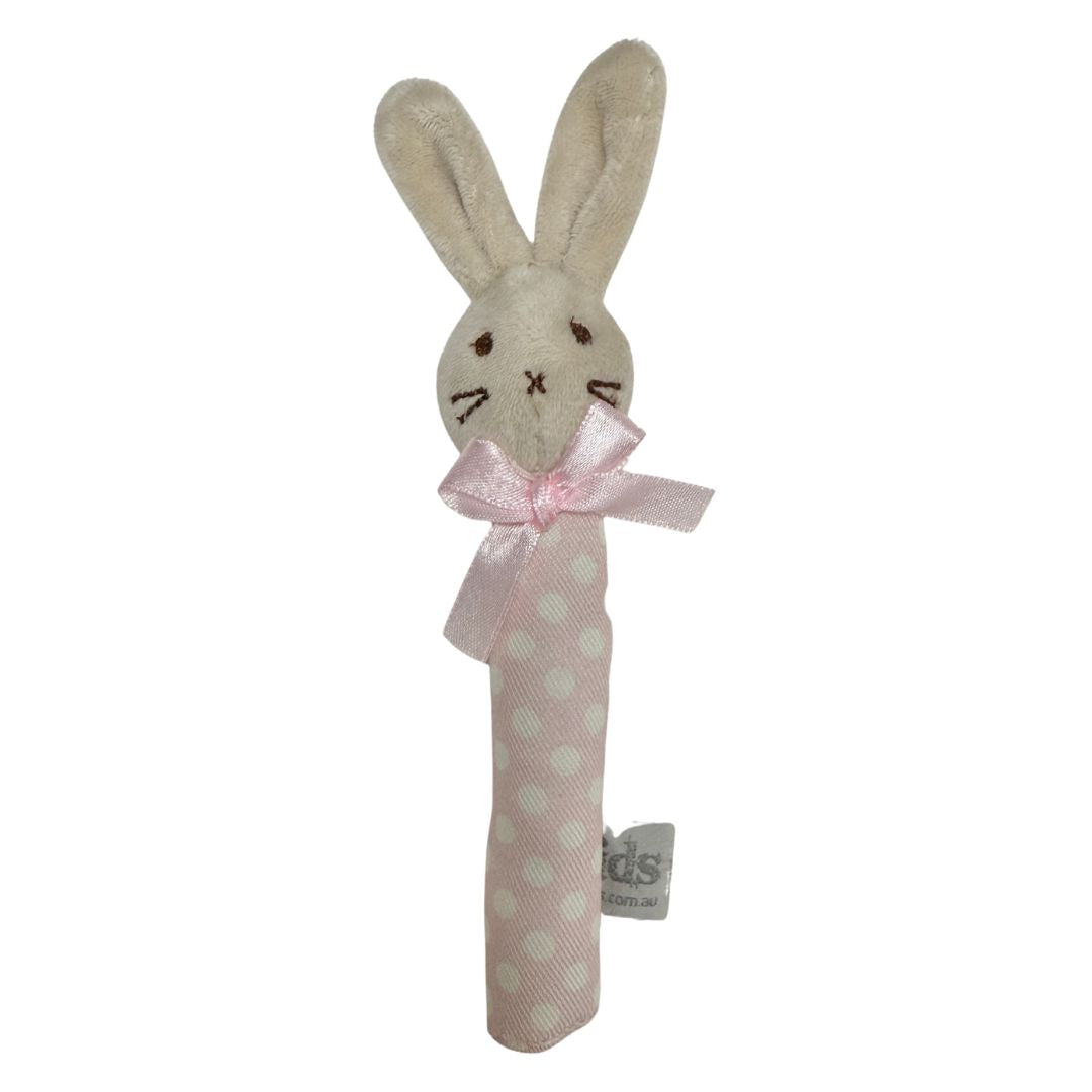 Mini Baby Bunny Rattle Pink