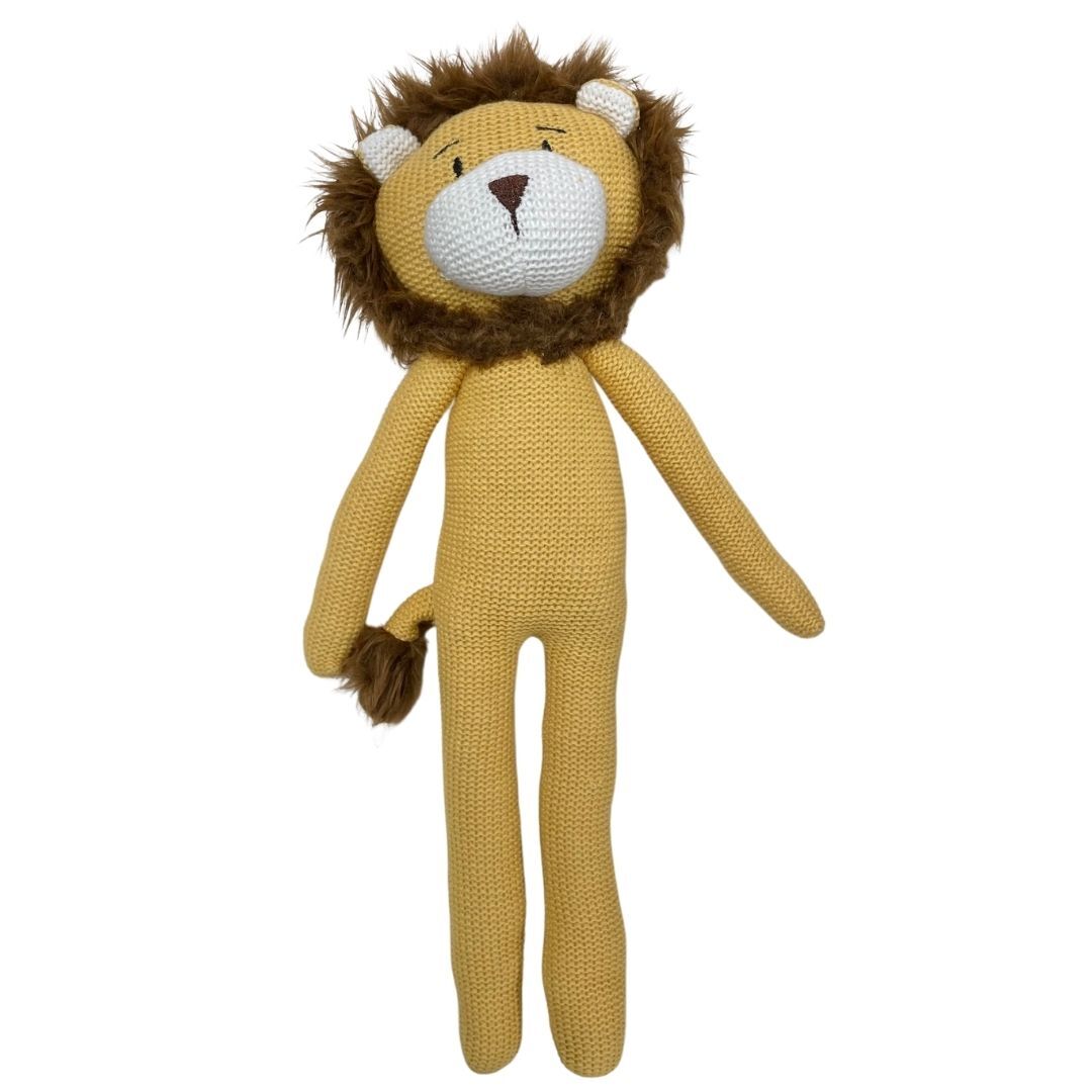 Wholesale knitted large lion soft toy 40cm