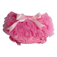 Baby Bloomers - Pink - Cotton, 6-24mth