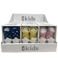 *Boxed 15 Pack Star Socks with Rattles - DP, M, N