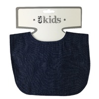 Round Neck Bib - Dark Denim