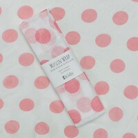 Muslin Wrap - Large Pink Dot - 100x120cm