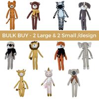 Eco Knitted Animal Bulk Buy 44 pcs