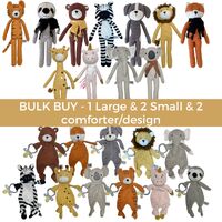 Eco Knitted Animal Complete Bulk Buy 55 pcs