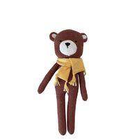 Eco Knitted Bear Rattle - 25cm