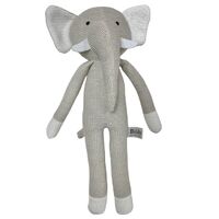 Eco Knitted Elephant Large - 38cm