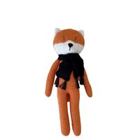 Eco Knitted Fox Rattle - 25cm