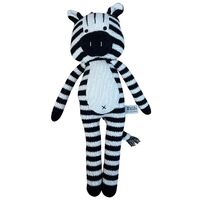 Knitted Zebra Large - 40cm