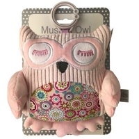 Musical Owl - Pink - 18cm