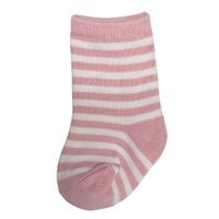 Baby Socks 10Pk - Pink Stripe (loose)