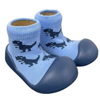 Rubber Soled Socks - Dinosaur
