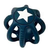 Teether Silicone Ball - Navy Blue