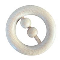 Ring Wooden Baby Rattle - 8cm