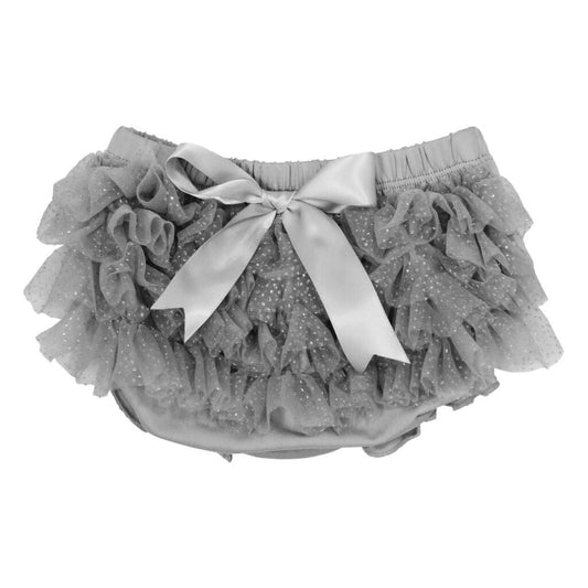 Baby Bloomers - Grey - Cotton, 6-24mth