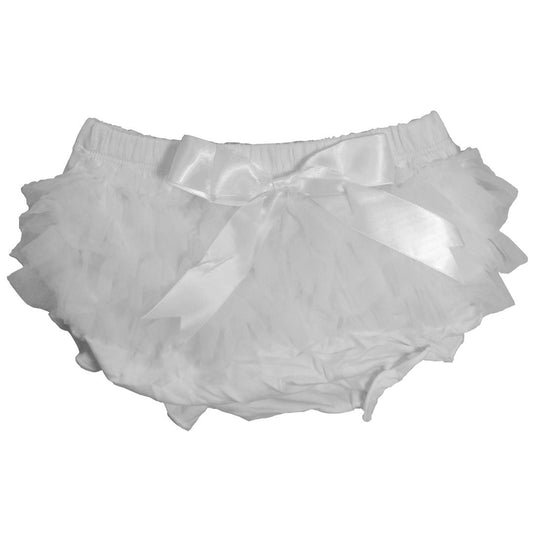 Baby Bloomers - White - Cotton, 6-24mth