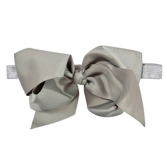 Bow Headband - Silver