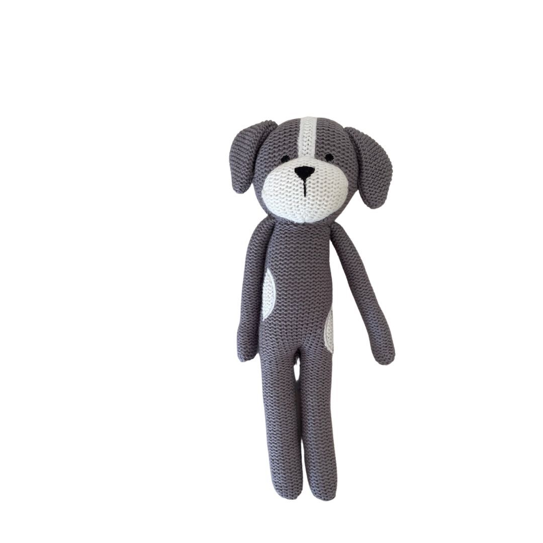 Eco Knitted Dog Rattle - 25cm