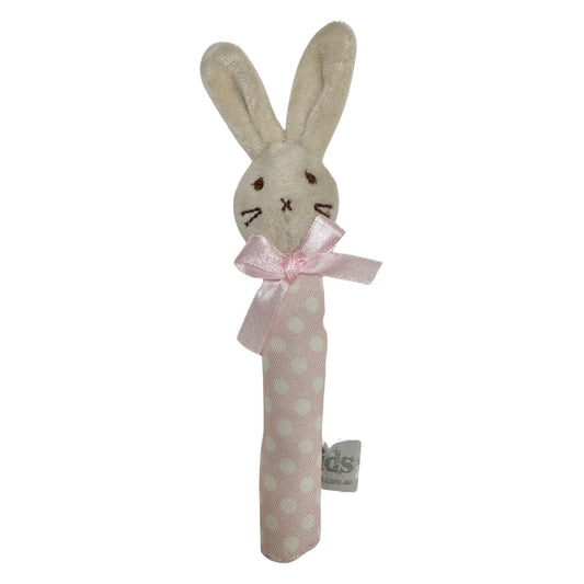 Mini Baby Bunny Rattle Pink